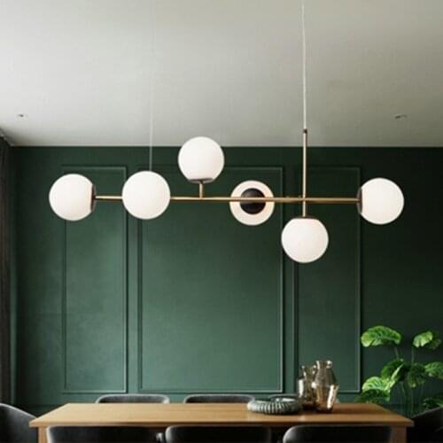 Modern Nordic Pendant Lights Dinning Room Living Room Glass Pendant Lamp Bedroom Industrial Designer Lighting Fixtures E27 Led