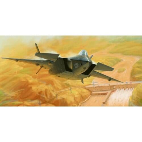 TRUMPETER 01665 1/72 Scale Chinese J-20 Mighty Dragon ( Prototype NO.2011 ) Plastic Model Building Kit