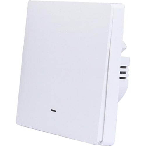 Myuet New Smart WiFi Light Switch 1 Gang Push Button Tuya APP Wireless Remote Control Switch Work With Alexa Google Assistant