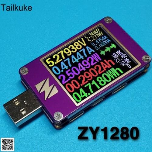 USB Voltage Ammeter Capacity Fast Charge Protocol Tester QC4+PD3.0 2.0PPS Detection YZXstudio