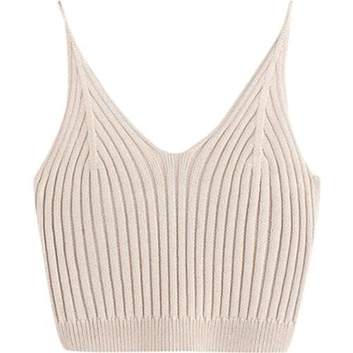 Womens Summer Basic Sexy Strappy Sleeveless Racerback Crop Top