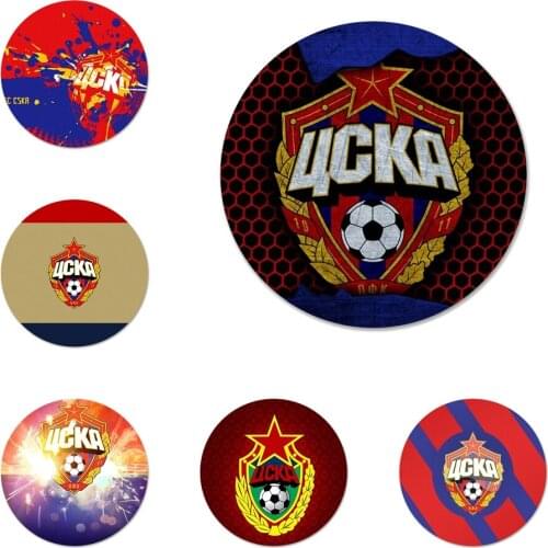 PFC CSKA Moscow Icons Pins Badge Decoration Brooches Metal Badges For Clothes Backpack Decoration 58mm