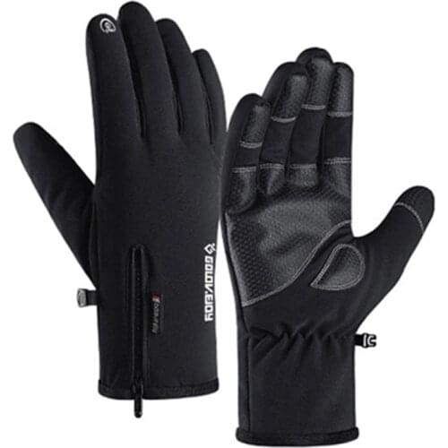 2021 Winter Outdoor Riding Gloves Mens Sports Bike Windproof Ski Gloves Motorcycle Cold And Warm Touch Screen Gloves