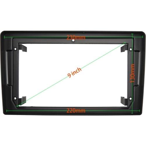 9 INCH Car Audio Frame Car dvd Plastic Frame Fascia is suitable for 2008-2012 Audi A3