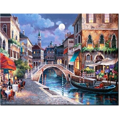 5D Diamond Painting Venice Landscape Diamond Embroidery Sale Diamond Mosaic Romantic Picture Rhinestone Home DecorationZP-3247