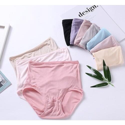 Whole silk lady triangular pants mulberry silk silk traceless high waist comfortable simple breathable panties