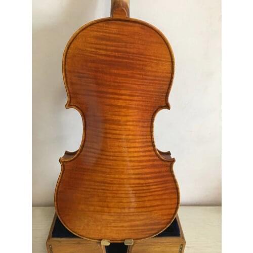 Master 4/4 violin Amati model 1PC flamed maple back spruce top nice tone