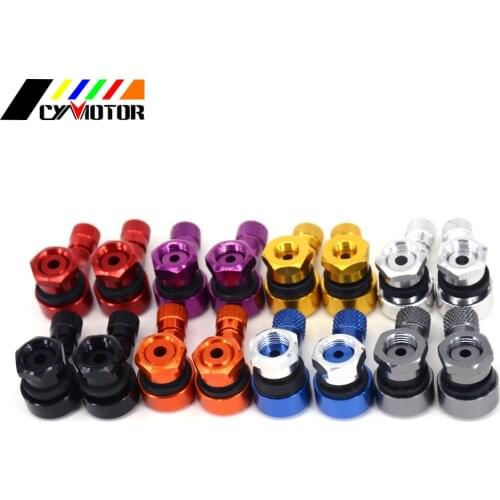 Motorcycle CNC Aluminum 10mm Wheel Tires Valves Tyre Stem Air Caps Airtight Cover For HONDA SUZUKI KAWASAKI YAMAHA DUKE