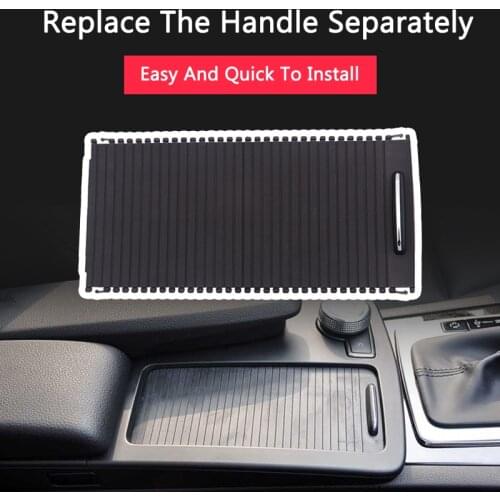 Tefanball Car Inner Indoor Centre Console Roller Blind Cover For Mercedes C/E-Class W204 S204 W212 S212 Rack Storage
