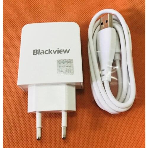 Original 2.0A Travel Charger EU Plug Adapter+ USB Cable for Blackview P2 MT6750T Octa core 5.5" FHD free shipping