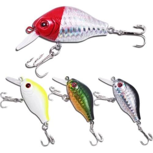 1/5PCS Floating Crank Slow Sinking Mino Lure Tossing Rock Weever Topmouth Culter Fresh Water Ring Beads Luer Bait Fishing Gear