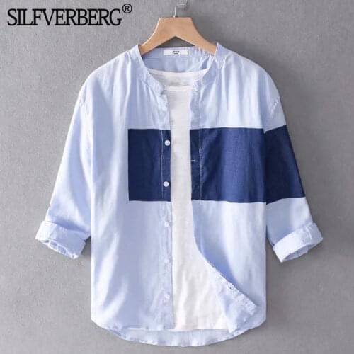 Мужские хлопковые рубашки SILFVERBERG China At AliExpress