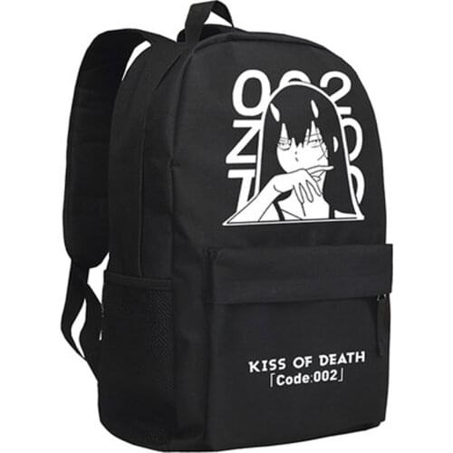 DARLING in the FRANXX Backpack Bag Cartoon Anime Oxford Unisex Schoolbag