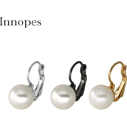 Vintage Beads Pin Earrings Pearl Indian Earrings Ear Stainless Steel Earrings For Women Earrings Accessories korean Jewelry 2021