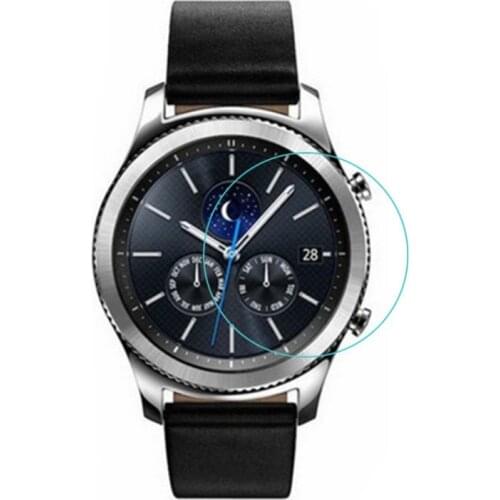 For Samsung Gear S3 Watch Tempered Glass Screen Protector FilmExplosion-proof Cristal Templado diameter 32mm Screen Protector