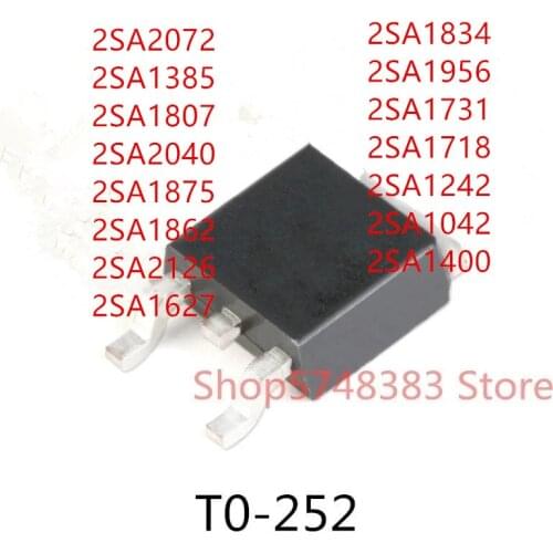10PCS 2SA2072 2SA1385 2SA1807 2SA2040 2SA1875 2SA1862 2SA2126 2SA1627 2SA1834 2SA1956 2SA1731 2SA1718 2SA1242 2SA1042 2SA1400