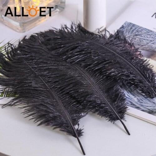10pcs Elegant Fluffy Ostrich Feather Wedding Party Family Room Diy Jewelry Natural Plumes Fluffy Feather Home Table Decoration
