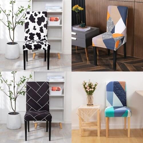 2021 Modern Minimalist One-piece Spandex Chair Cover Hotel Bar Restaurant Club Cafe Office Home Universal Type