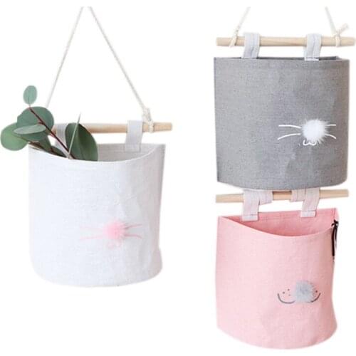 3 PCS Hanging Storage Bag, Closet Linen Wall Mounted Storage Pockets Over The Door Organizer For Bedroom Bathroom Office