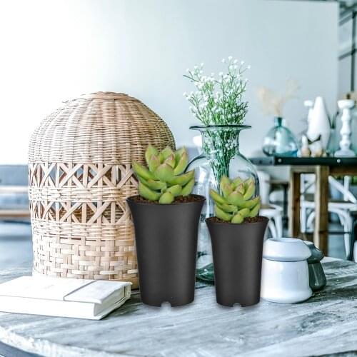 5PCS/lot Thicker Deep Nursery Plant Pot Planter Succulent Plant Boxes Seedling Planting Pot Garden Supplies Flowerpot
