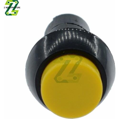 5PCS 12MM PBS-11B Switch Plastic Push Button Switches Non-Self-Locking Plastic Push Button Switch Momentary 3A 250V