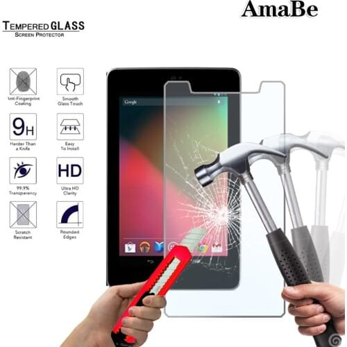 9H Tempered Glass for GoTab GW7 Windows Tablet / X GT7X Android Tablet / 7 Inch Tablet Screen Protector Protective Film
