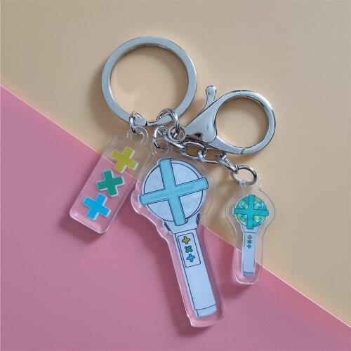 TXT Keychain KPOP Star Fans' Peripheral Key Ring Gift Pendant Cute Small Accessories