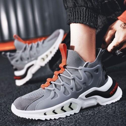 New Outdoor Man Free Running for Men Jogging Walking Sports Shoes High-Quality Lace-Up Athietic Breathable Blade Sneakers