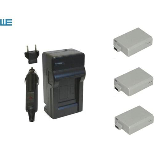 LP-E5, LPE5 Battery and Charger for Canon EOS Rebel XSi XS T1i 450D 500D 1000D Kiss F/X2/X3