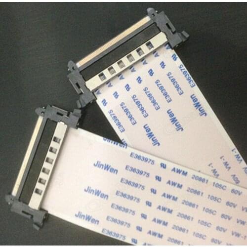 LVDS Line FFC Cable Core Synthetic 41 LCD (50 Cm Long) Gold-plated Shielded Wire Conncetor