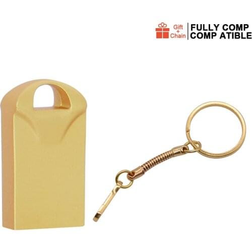 Metal Mini USB Flash Drive PenDrive Tiny Pen Drive U Stick U Disk Memory Stick Usb Stick small Gift 4gb 8gb 16GB 32gb 64gb