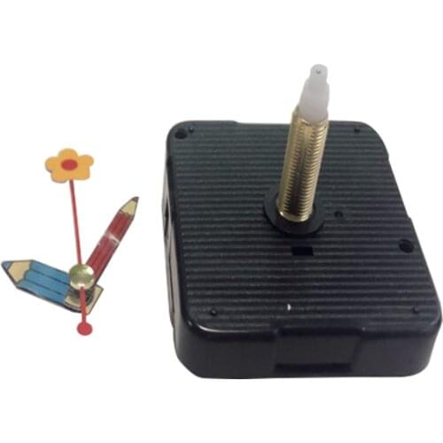 Cute alarm clock Creative Silent Retro Quartz Clock Movement Black Hands Mechanism Parts DIY 10 sets