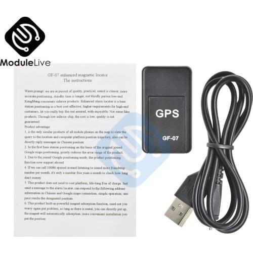 GF-07 Mini GPS Tracker Car GPS Locator Tracker Anti-Lost Recording Tracking Device For Car Children Kids Location Trackers Tools