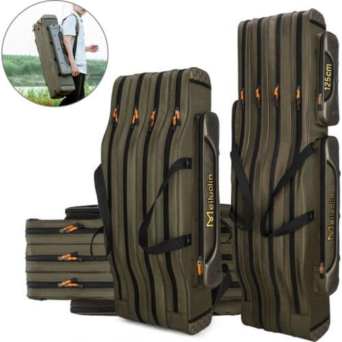 Multifunctional Fishing Bag Thick Oxford Fish Bags Rod Reel Lure Pole Storage Bag Case Fishing Gear XA153G чехол для удилищ