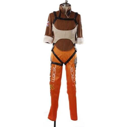 2019 Tracer Cosplay Costume Superhero Woman Battle Suits
