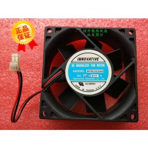 Original 8025 bp802524m DC24V 0.11A 8cm 8025 two wire inverter axial fan