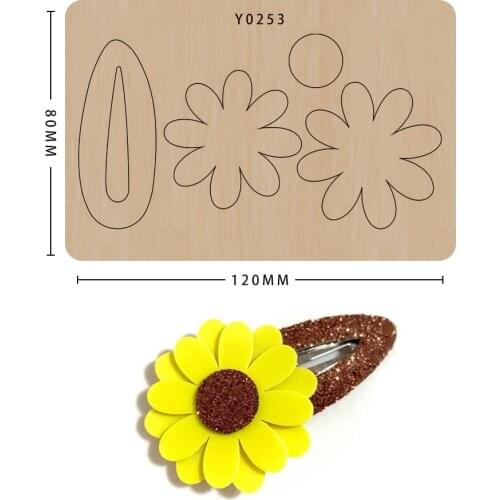 Cutting Mold Wood Dies Hairclip Scrapbooking Cutting Dies Multiple Various Pattern Series New Dies For 2021