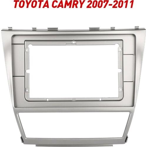 Fascia Frame Fit for 2007-2011 Toyota Camry Corolla Android GPS Panel Dash Frame Kit Mounting Frame