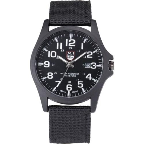 UTHAI BK26 Mens Canvas Strap With Calendar Sports Casual Formal Quartz Watch A Variety Of Colors Available