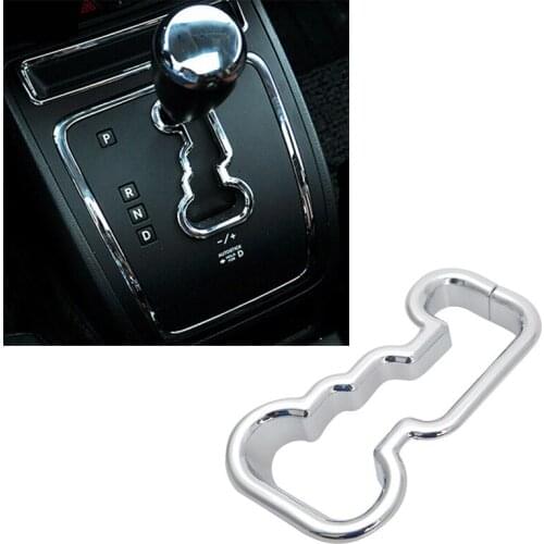 Interior Chrome Centre Gear Box Cover Trim for Jeep Compass Patriot 2011-2015