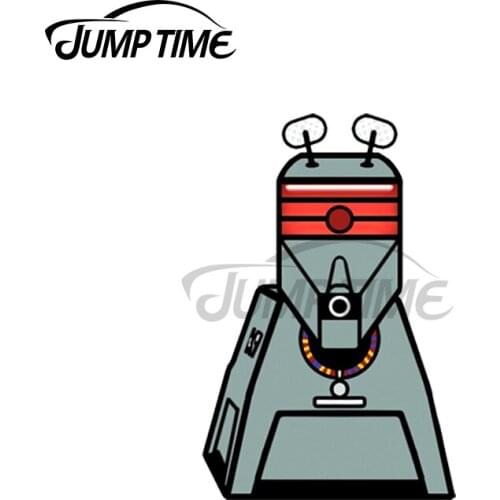 Jump Time 13 x 6.8cm For K9 Robot Dog Car Stickers Waterproof DIY 3D Sticker Bumper Custom Printing Window Decal Decoration