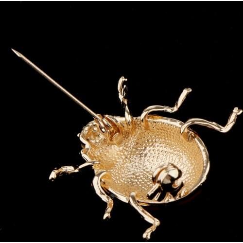 Insects Ladybug Brooch Bouquet Coccinella Animal Lapel Collar Costume Pin
