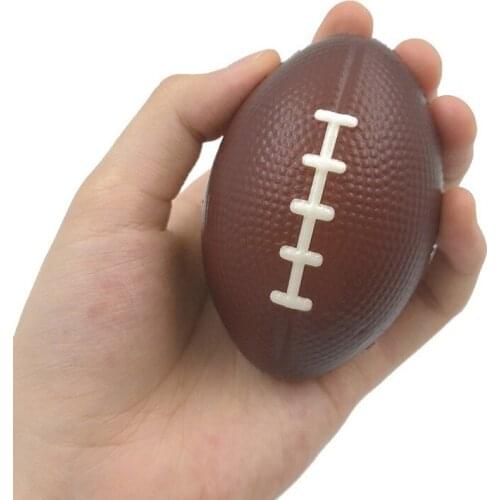 1/3/5pcs Football Stress Pressure Ball Stress Reliever Vent Decompression Toys for Kids Adult Simple Fidget Squishy Toy Gifts