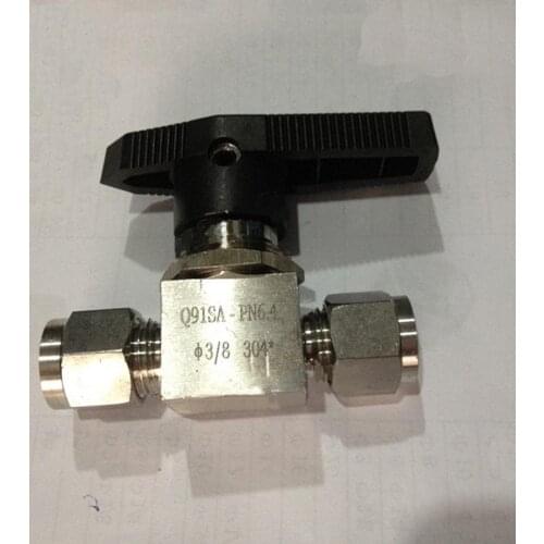 304 Stainless Steel Compression Fitting Ball valve gate Valve Water Gas Oil