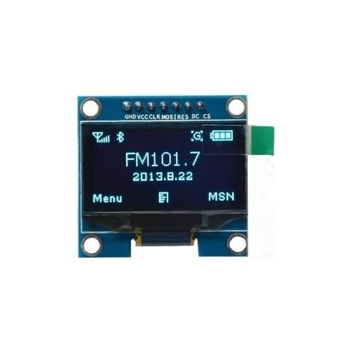 1.3 inch 7PIN Blue OLED Module SSH1106 Drive IC Compatible with SSD1306 IIC / SPI Interface 128*64