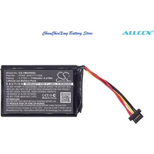 Cameron Sino 1100mAh Battery for TomTom GO 5100, 4FL50, GO 6100, 4FL60, Go 6000, Go 5000, Pro 5250, Go 6200, PRO TRUCK 5250