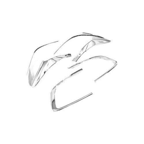 Car Styling Chrome Tail Light Cover Trim For Hyundai Santa Fe 2010-2012