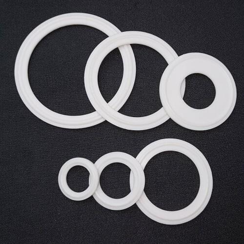 Free Shipping 6.5"(159mm) ID153*OD183mm Sanitary Tri Clamp PTFE Sealing Gasket Resist ,5pcs