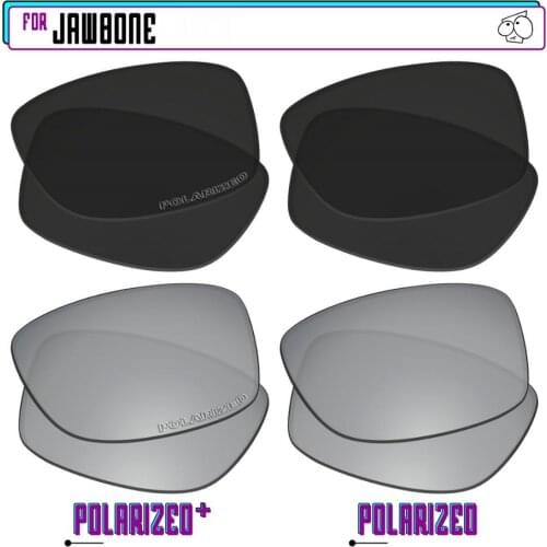 EZReplace Polarized Replacement Lenses for - Oakley Jawbone Sunglasses - BlkSirP Plus-BlkSirP