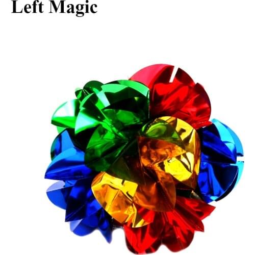 Mini szie Appearing Ball Flower (Diameter:14cm) Magic Tricks Spring Flower Bouquet Magic Props Close Up Street Magic props